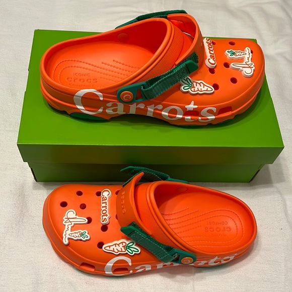 CROCS Shoes Mens Size 1 Limited Edition Carrots Crocs Poshmark